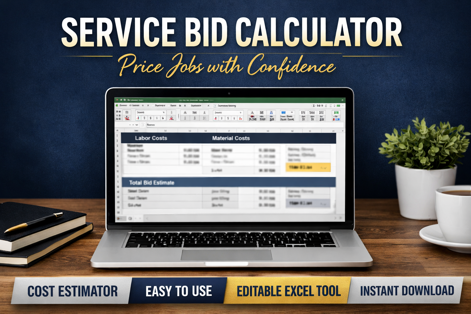Service Bid Calculator Spreadsheet