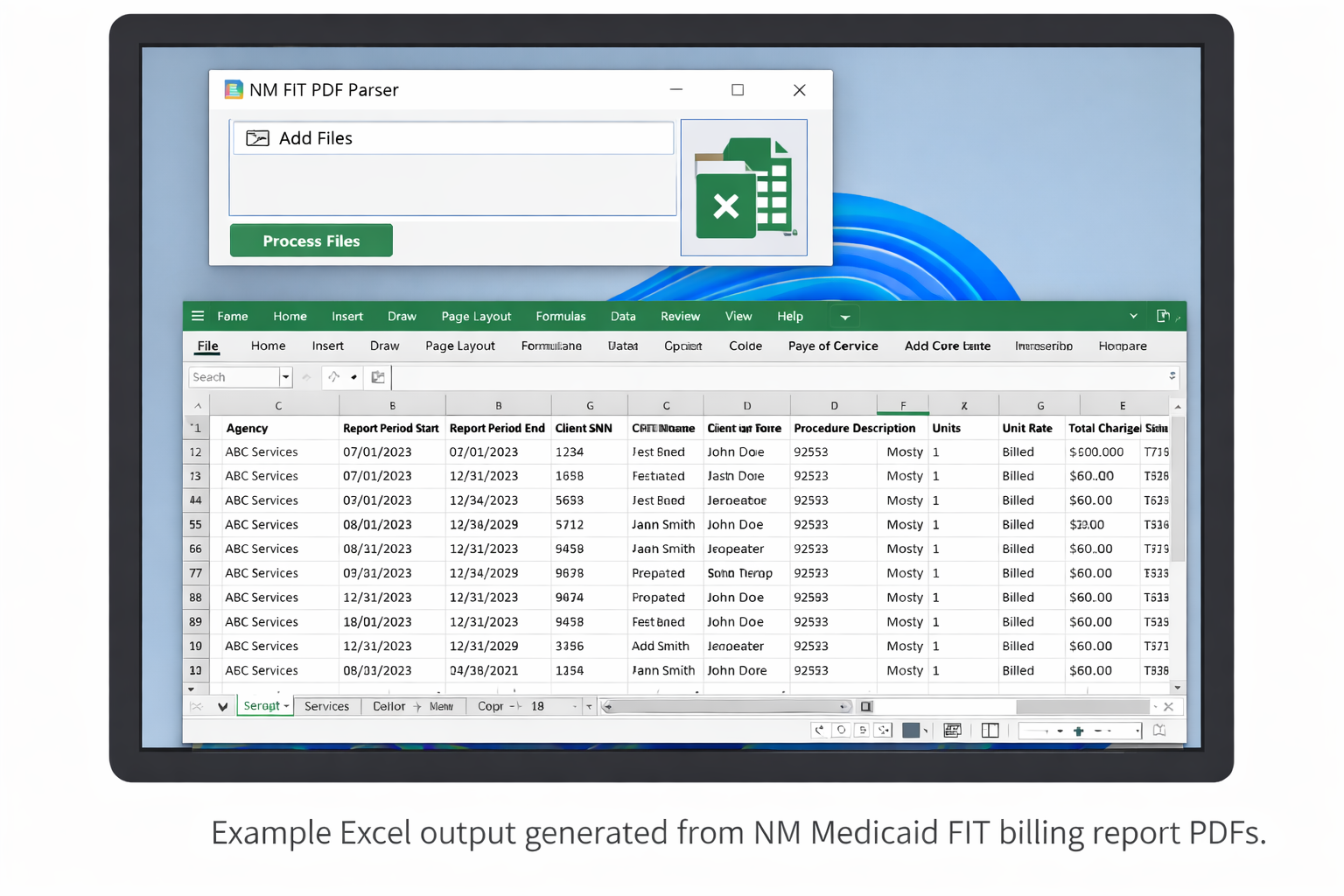 NM Medicaid FIT Billing Parsing Tool
